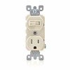 Leviton T5225-I Combination, 15 Amp, 120 Volt AC Toggle Switch,