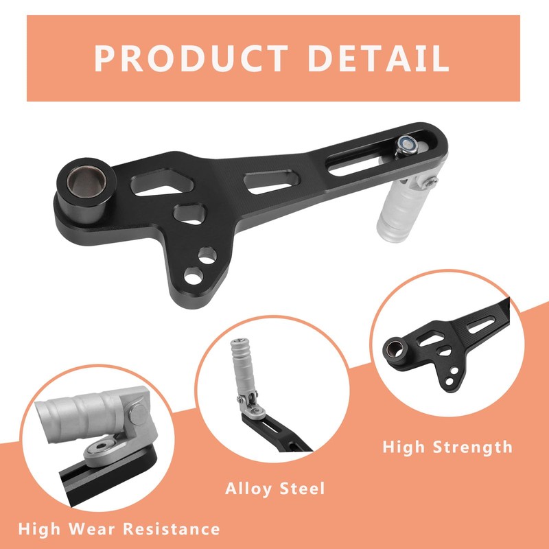 WORLDMOTOP Motorcycle Gear Shifter Shift Lever Shifter Pedal Replacement for