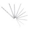 Silver Hand Drill Precision Pin Vise with 10 Pieces HSS