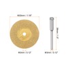 sourcing map 10pcs Diamond Cutting Wheel 30mm Titanium Coating Cut