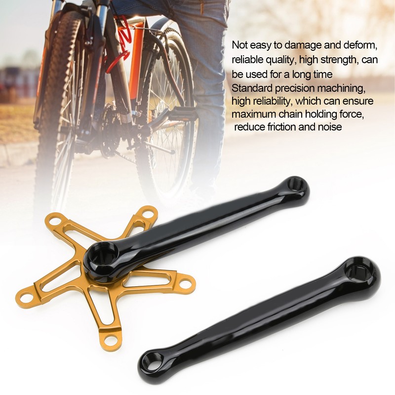 Bolany Folding Bicycle Square Hole Crank 130BCD Sprocket Single Disc