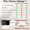 Cigmag Lymphatic Drainage Copper Bracelet for Women 99% Solid Pure