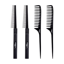 Hair Shampoo Brush, Red by Kiss Scalp Care Hair Brush Comb