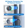 EMK Optical Cable Right Angle Optic Audio Cable S/PDIF 90