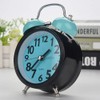 AUNMAS Double Bell Alarm Clock Small Alarm Clocks Ultra Quiet