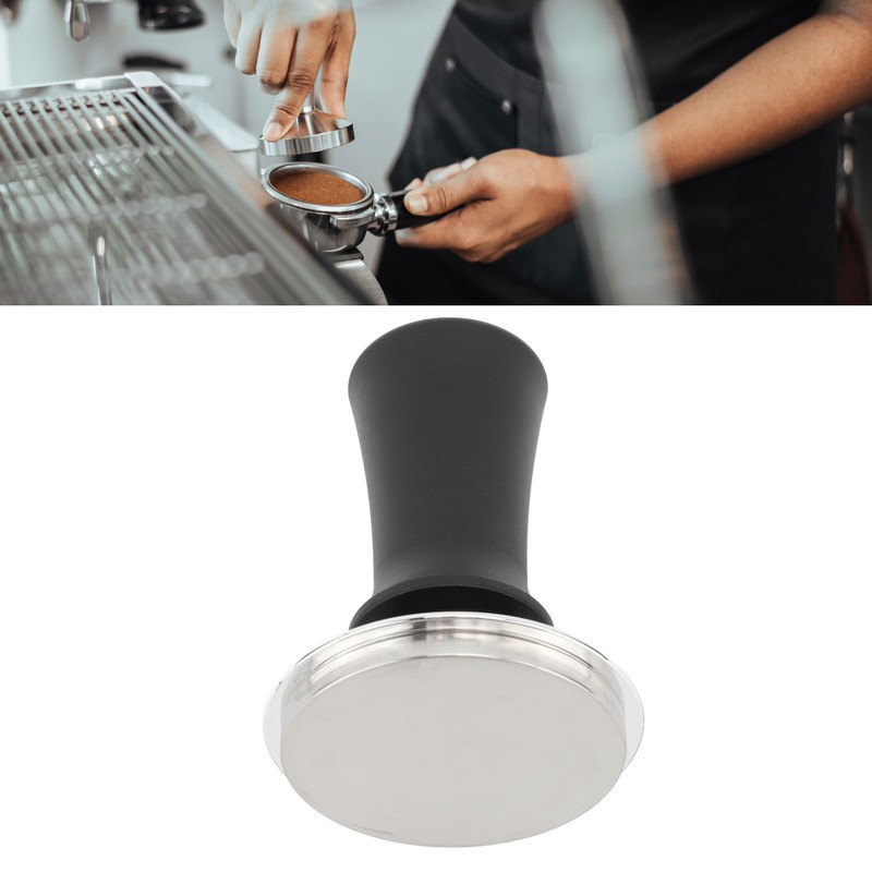 51mm Stainless Steel Coffee Tamper Flat Base Coffee Fine Powder