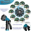 Garden Hose 100FT, Water Hose with 10 Function Nozzle, Garden