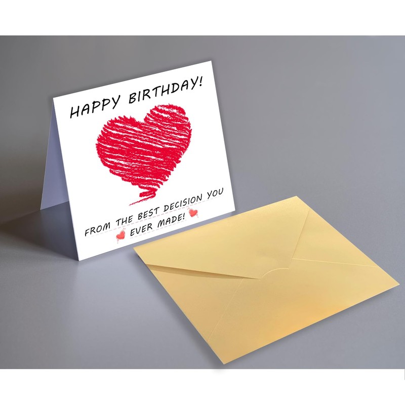 Xiwlaikeqi Girlfriend Wife Boyfriend Husband Birthday Card for him her,Birthday