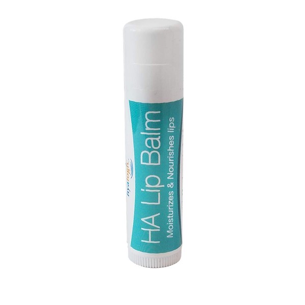 Hyalogic Hydrating Lip Plumping Balm w/Hyaluronic Acid | Dry Lips | Natural Moisturizing Lip Balm | Gluten & Fragrance Free, Unflavored (0.15oz) 4.25g