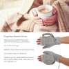 USB Heating Gloves Warm Cotton Full Finger and Half Fingerless