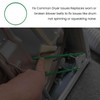 BCED26 Dryer Fan Belt Compatible with Black+Decker Mini Compact Dryer