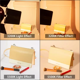 PYXEL STUDIO Lighting Gel Filter Transparent Colour Correction 1/4 CTO Coloured Sheet Craft for 800 W Red Head Light Strobe Spotlight Flash Photography Photo Studio Wratten, 50 x 40 cm, Orange 1/4 x 1