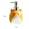 RockTrend Orange Cat Ceramic Soap Bottle Lotion Bottle Soap Dispenser