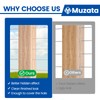 Muzata 60 Pack 1/8" Cable Railing Protector Sleeves T316 Stainless
