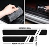 QianJiang 4Pcs Car Door Sill Protector for Dodge Charger Challenger