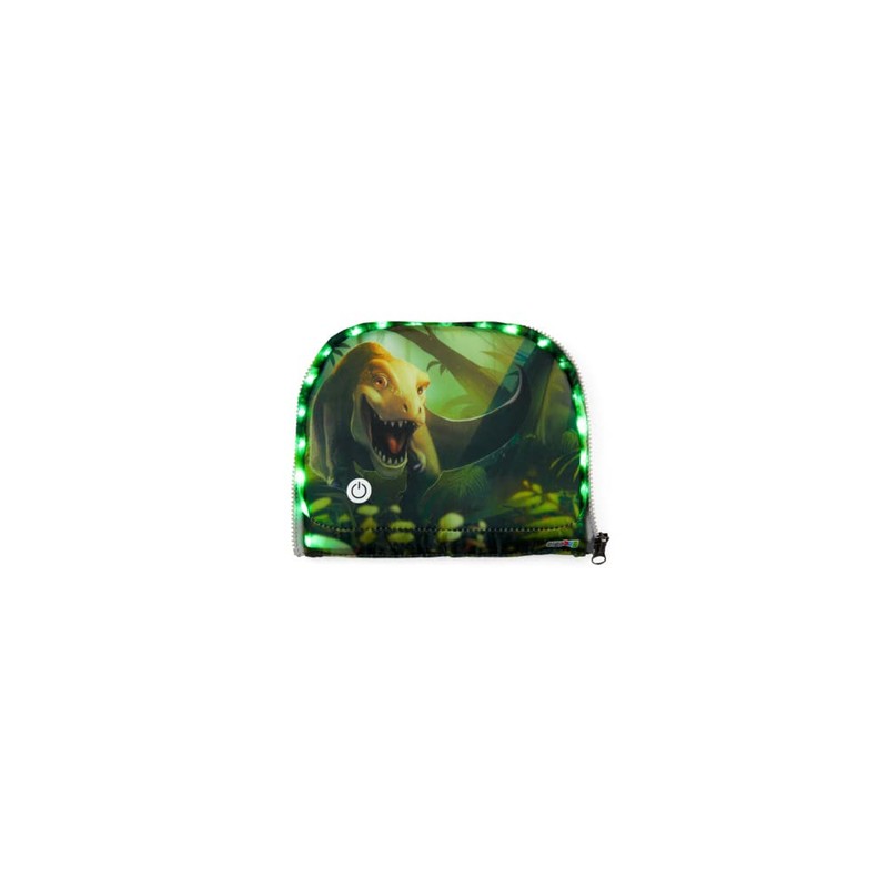 ergobag LED Zippies School Bag Accessory Front Pocket Motif Worlds