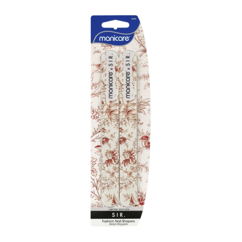 Manicare X SIR Nail Shapers Fashion Medium 180mm 2pk