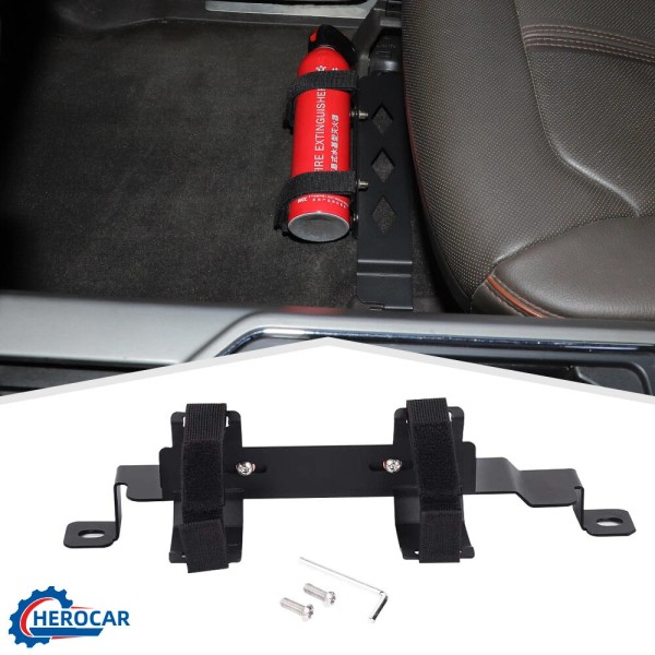 CheroCar Front Seat Fire Extinguisher Mount Bracket Holder Stand For