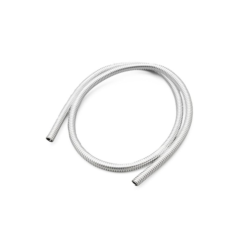 Daytona 96958 Plated Corrugated Tube, Chrome, φ6