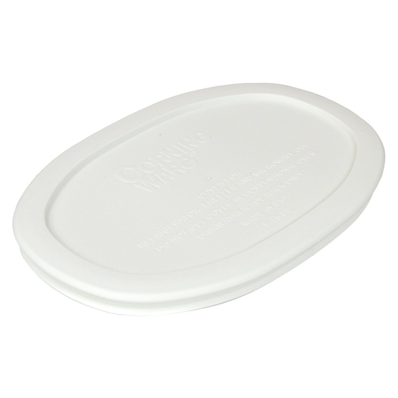 Corningware F-15-PC Oval French White 15-ounce Plastic Cover
