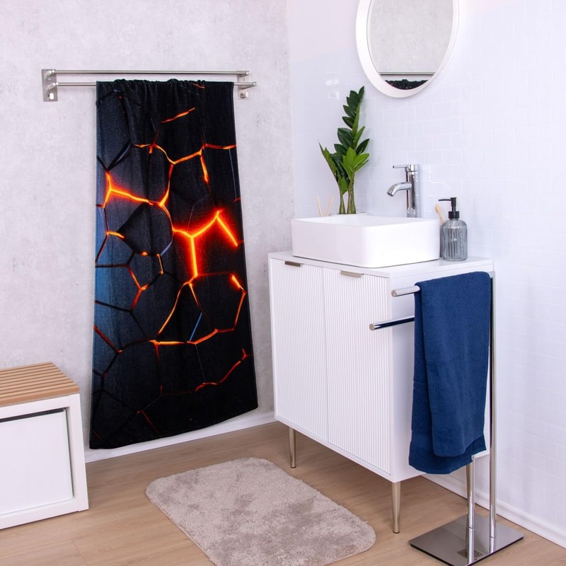 3D Effect Lava Velour Towel 75 x 150 cm 100%