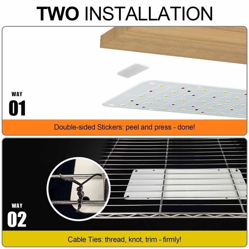 DOMMIA Panel Grow Light for Indoor Plants, 20W Ultra-Thin Full