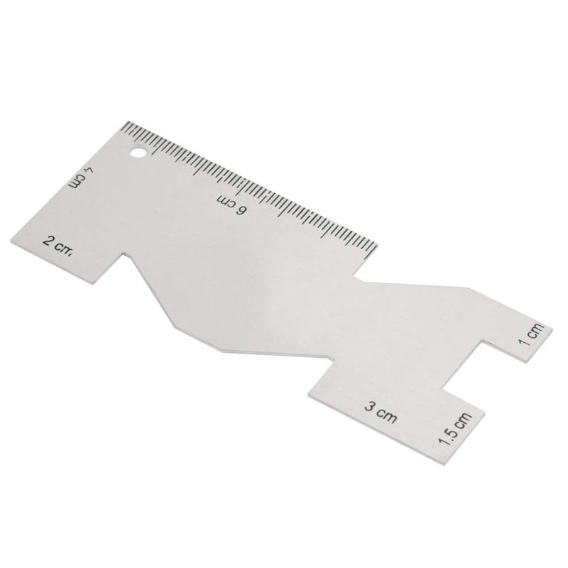 regle Patchwork + 1Pcs Metal Measuring Gauge Quilting Ruler Sewing
