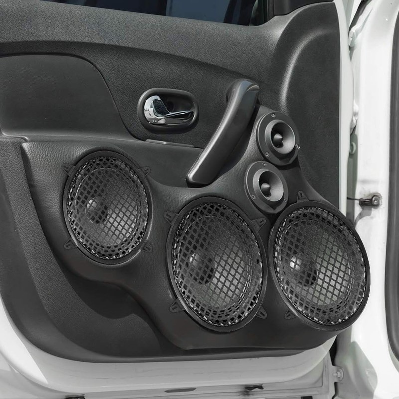 MACHSWON 2 Pieces Car Audio Speaker Subwoofer Cover Metal Mesh