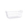 Whitmor White Wire Shelf Basket