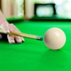 Billards Ball, Snooker Pool Ball, 2Pcs White Billiard Balls for