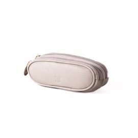 Lakeland Leather Real Leather Double Twin Pair Unisex Glasses Case (Grey)