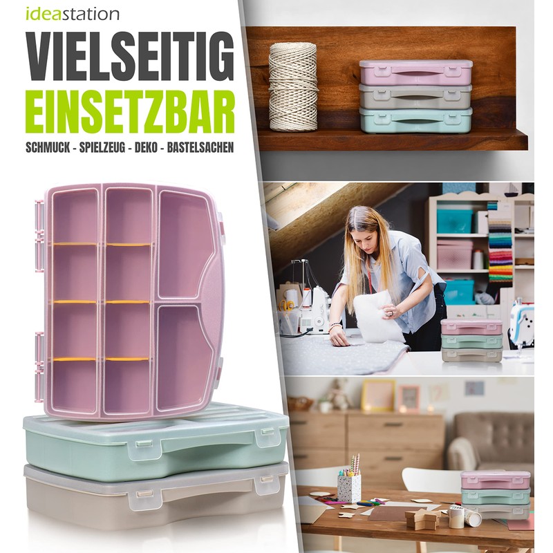 idea-station Sorting Box 3 Pieces / 19 x 15 cm