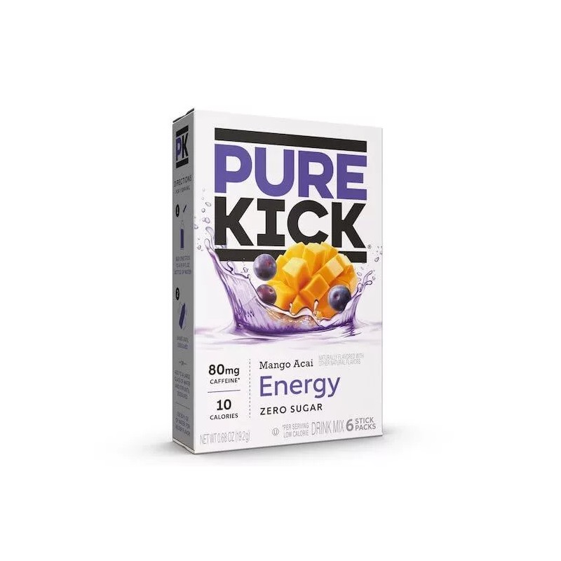 The Jel Sert Company Pure Kick Energy Singles To Go