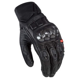 LS2 Helmets Spark Glove (Black - Small)