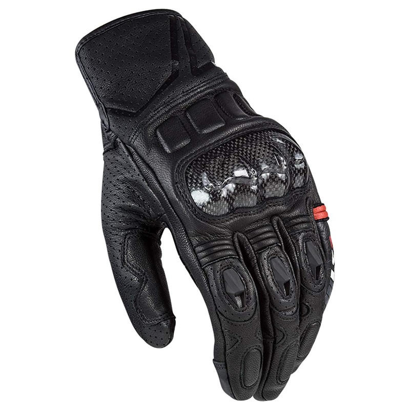 LS2 Helmets Spark Glove (Black - Small)