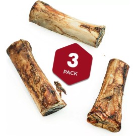 Best Bully Sticks Marrow Bones for Dogs, 3 Pack - USA Packed Healthy Dog Treats, Dog Bones for ...