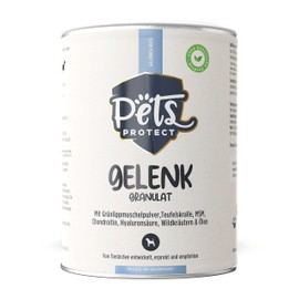 Joint Complex for Dogs | High Dose | Green-lipped Mussel, Hyaluronic Acid, MSM, Glucosamine, Chondroitin & Devil's Claw | With Herbal Mixture | Dogs of All Ages | 200 g | Made in Germany