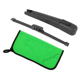 Motoforti Rear Windshield Wiper Assembly Replacement for Hyundai Veloster 2011-2018 All-Season Back Windscreen Wiper Blade Arm Towel Kit
