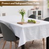 sourcing map 54 x 78 Inch Clear Plastic Tablecloth, Waterproof