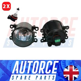 AUTORCE 2 PCS Front Bumper Fog Light Lamp For RENAULT Captur Clio Fluence Grand Kangoo Laguna Logan Master Megane Koleos 8200074008