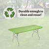 Kwik-Covers 6' Rectangle Plastic Table Covers 30" x 72", Bundle