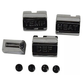 CA Heater Control Knobs - W/O Air Conditioning For 1967 Mustang
