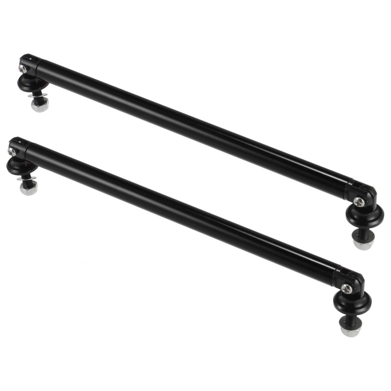 MACHSWON 2pcs Front Rear Bumper Lip Splitter Strut Rod Adjustable