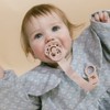 Bibs Dummy Clip Loop, Blush