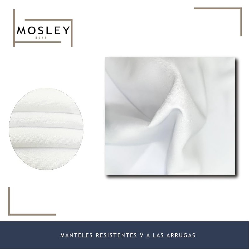 Mosley Mantel Varios Colores para Mesa de Banquetes, Eventos y