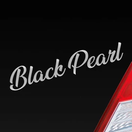 Hellweg Druckerei Black Pearl Fun Accessories Suitable for Caribbean Pirate Car Sticker Rear Window Sticker