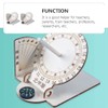 iplusmile Sundial Clocks 2pcs Sundial Wooden Scientific Models Sundial Desktop