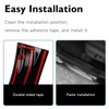 BIBLOZ Inside Door Sill Protector Compatible with Toyota Grand Highlander