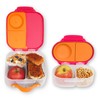b.box Mini Lunch + Snack Containers (Strawberry Shake): 2-Pack Set