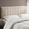 Upholstered Full Headboard - Easy Assemble Channel Stitched Headboard Full